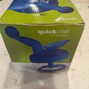 Tupperware Quick Chef in Blue and Green